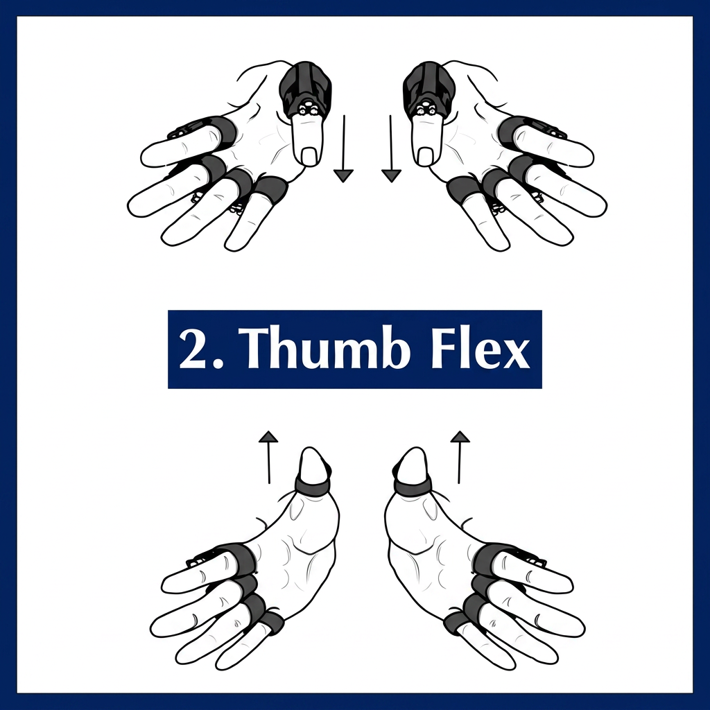 Thumb Flex FingerWeights exercise illustration