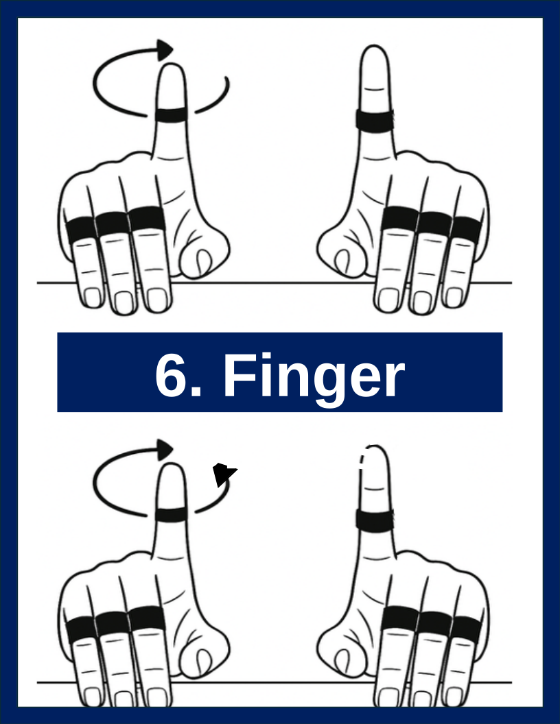 Finger Circles FingerWeights exercise illustration
