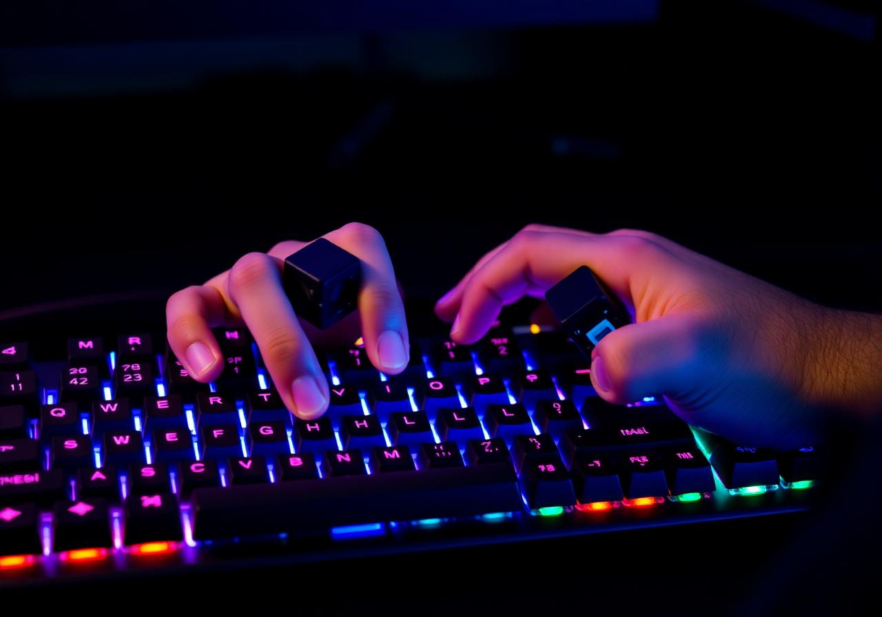 Gamer training with FingerWeights